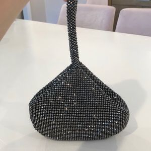 Jessica McClintock beaded mesh wristlet